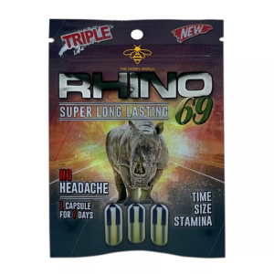 Rhino Triple Pill (3 Capsules Each)